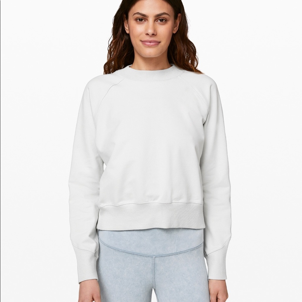 Lululemon Ready To Roll Crew Neck Sweater Vapor